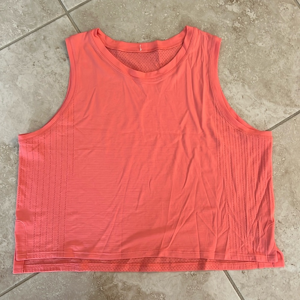 Lululemon Train To Be Tank Coral